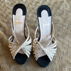 Christian LouBoutin Open Toe Heels